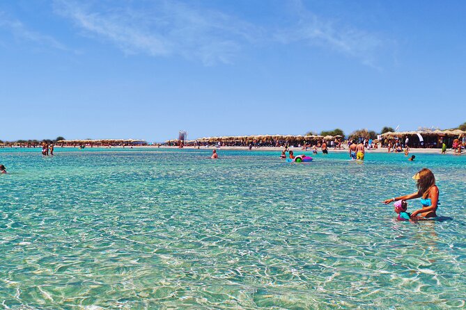 Chania: Elafonisi & Falasarna Private Tour w/olive oil tasting - Elafonisi: pink sand and shallow water