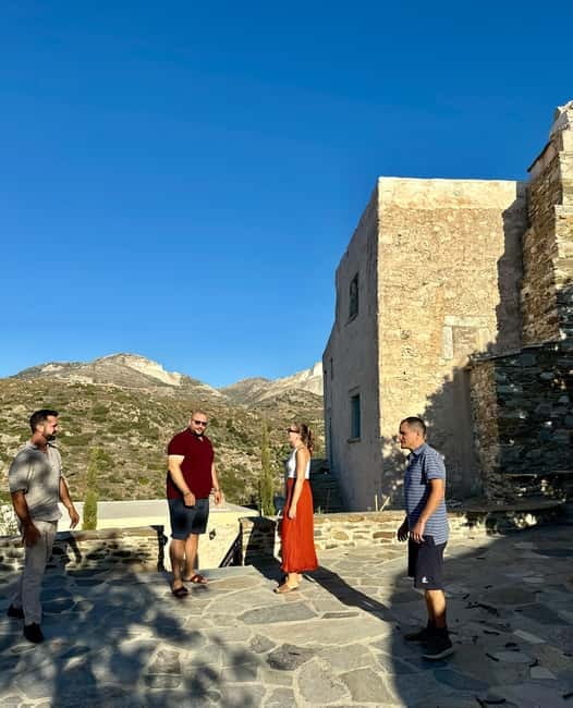 Classical guitar concert in a historic olive press - Conversation with Nikos after the first part