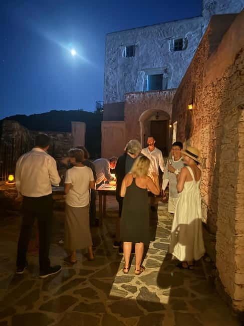 Classical guitar concert in a historic olive press - From Naxos town to the old olive press