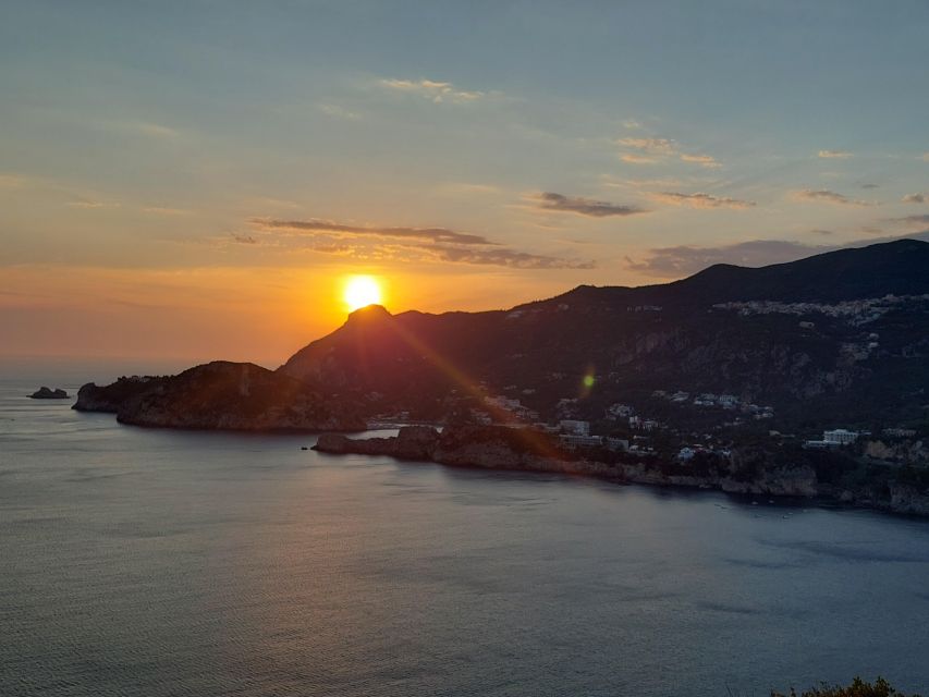 Corfu: Hiking in Olive Groves,Village,Sunset,with Swim Stop - Abandoned villas and the coast from above