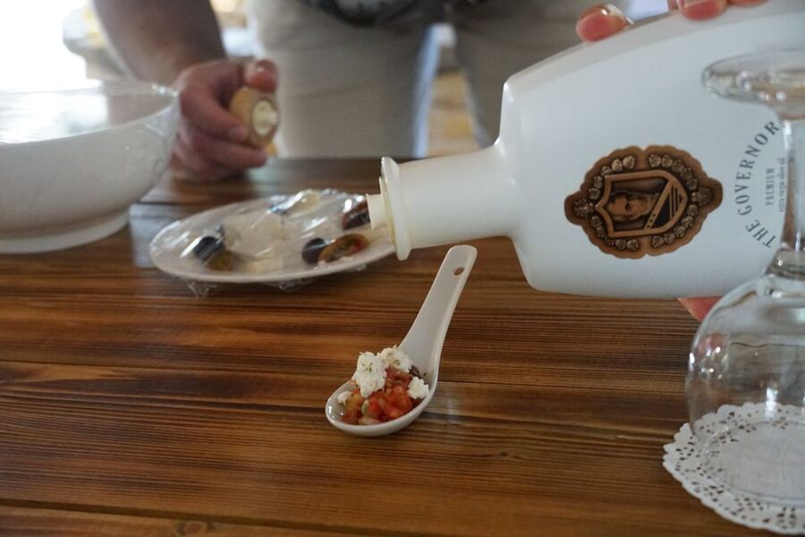 Corfu: Olive Oil Experience - The Governor's Olive Mill - The modern production area and the awards