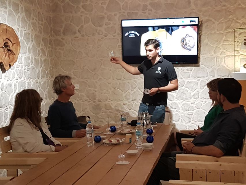 Corfu: Olive Oil Experience - The Governor's Olive Mill - How the olive oil tasting works