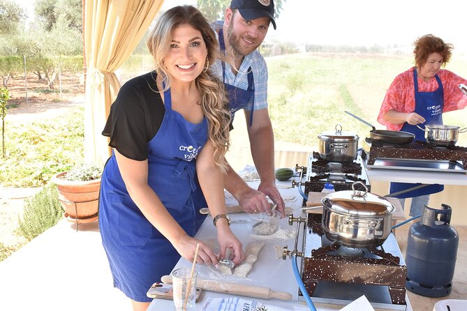Cretan Cooking Class and Olive Oil Tasting - Cooking beside the olive trees