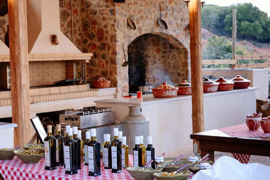 Crete: Road-trip to Lasithi, Zeus Cave & Olive Mill Farm - The Lyrakis olive farm turns food into a lesson