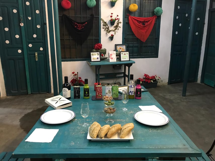 Extra Virgin Olive oil tasting - Starting beneath the clock at Corredera Market