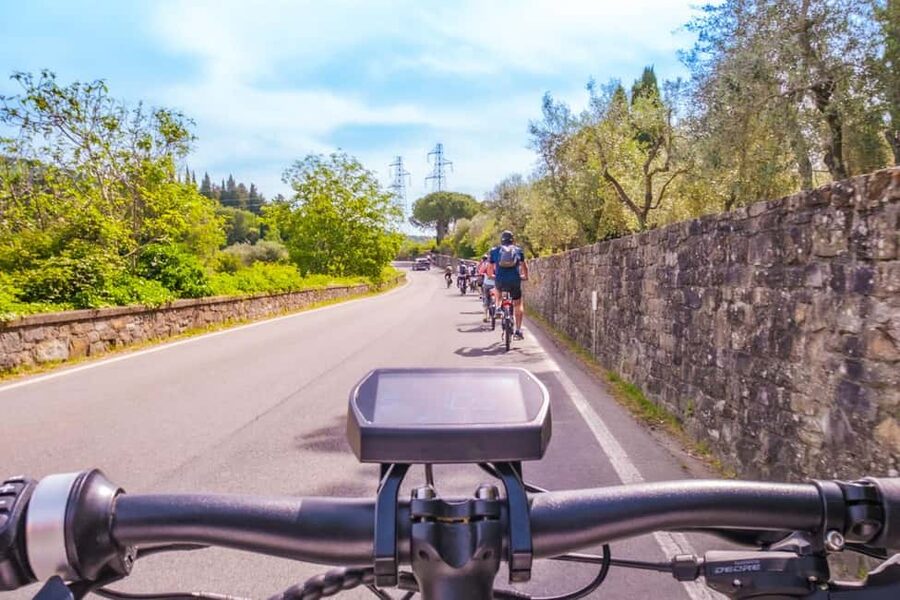 Fiesole E-Bike Tour with Olive Oil Tasting or Pool & Chill - The climb to Fiesole is the main event