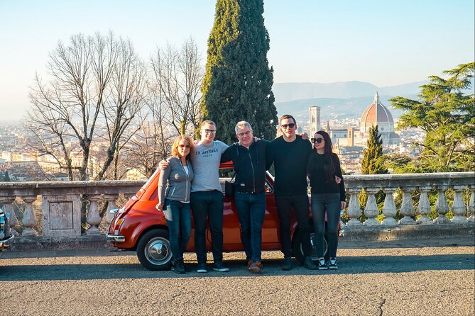 Florence: Private Vintage FIAT 500 with Wine & Olive Oil - Starting at Via del Campuccio 90