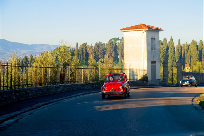 Florence: Private Vintage FIAT 500 with Wine & Olive Oil - Fifty-five minutes of Florence hill roads