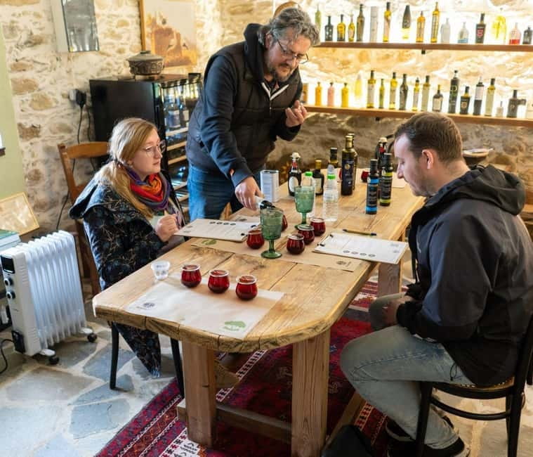 Greece in a Drop: Olive Grove Walk and Olive Oil Tasting - Tasting oils from Greece and Italy