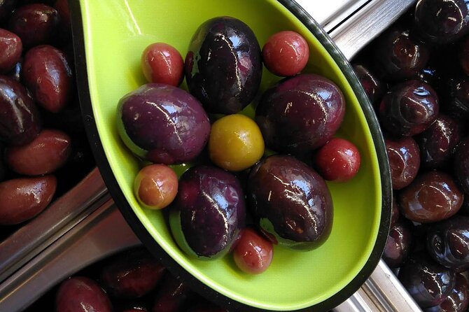 Greek Olives and Olive Oil Tasting in Athens - Three raw honeys and a taste of mastic