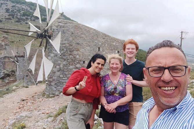 Knossos & Lasithi Plateau: Zeus Cave,Villages, Olive Oil Tour - Lunch above the plateau
