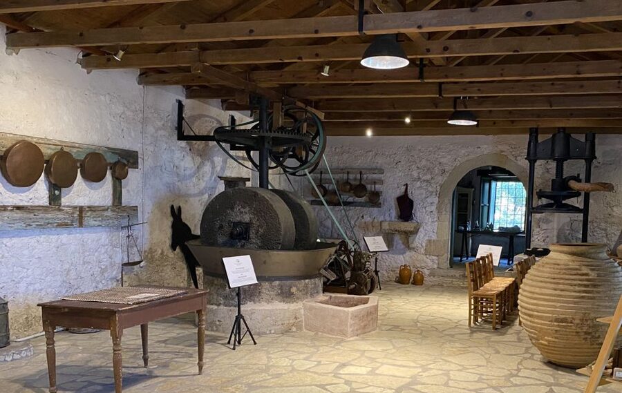 Lefkada: Olive Museum Fabbrica Ticket and Guided Tour - Tasting extra virgin olive oil in the warehouse