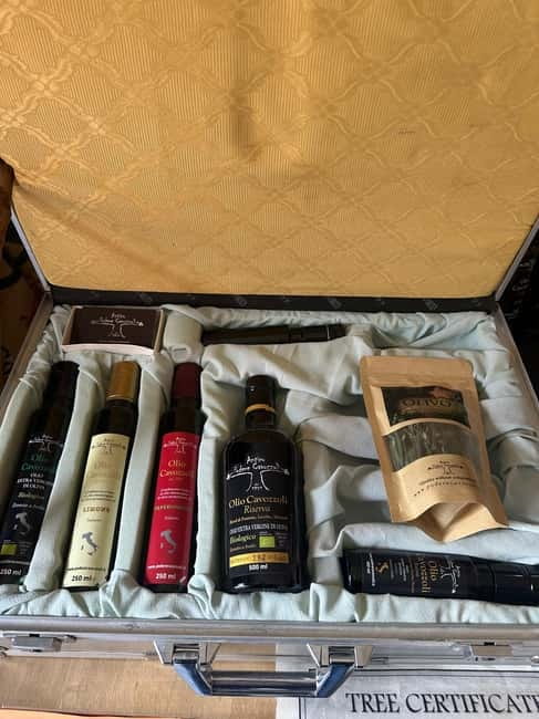 Montecatini Alto: Gourmet picnic among the olive trees with EVO oil pairing - A visit to the cellar and the take-home oil