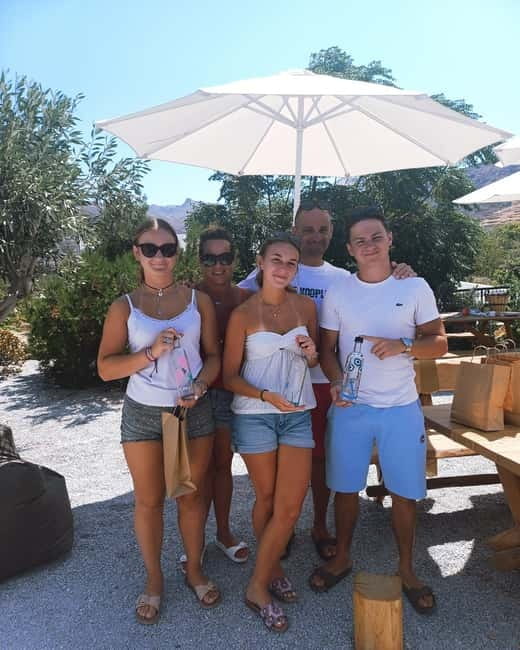 Naxos Town: Olive Oil Tasting & Baking in the Heart of Town - The local meal and herb tasting