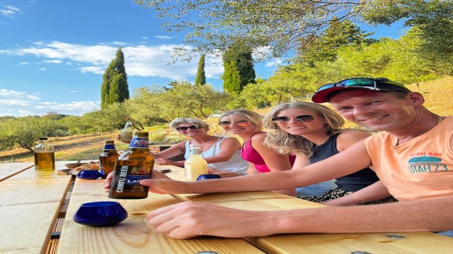 North Corfu: Olive Tour with Olive Oil Tasting and Mezze - Inside the early-1900s olive press