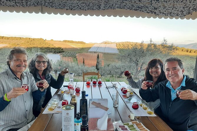 Olive Oil Tour & Tasting with sommelier -Kalentzi, Athens daytrip - Meze with a view of Mt. Fokas
