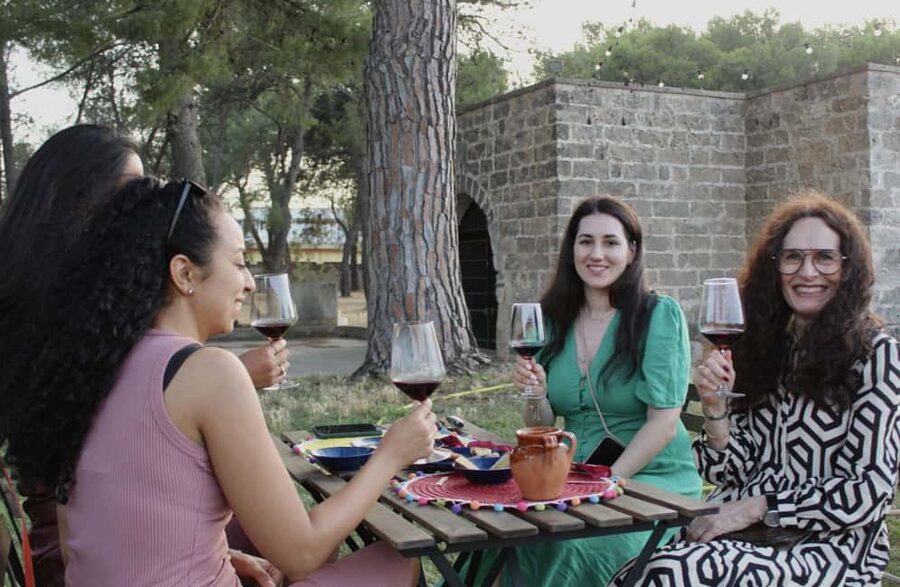 Organic Wine and Olive Oil Tasting Experience near Lecce - Three organic wines with a taste of Salento