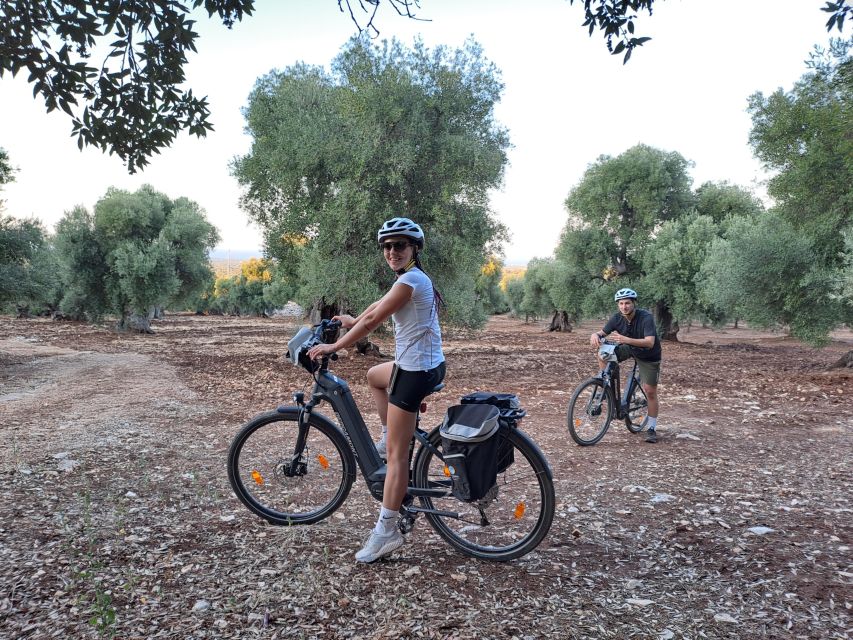 Ostuni: Guided e-bike tour to rock village & olive trees - Riding into Ostuni’s olive country