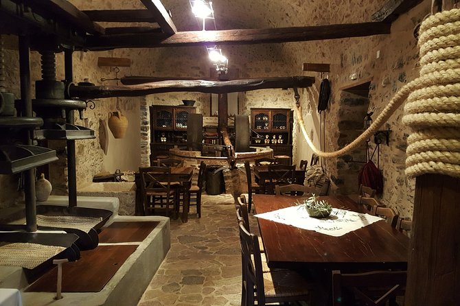 Private Tour in Historic Estate in Monemvasia with wine-olive oil tasting & meal - Five wines in the estate cellar