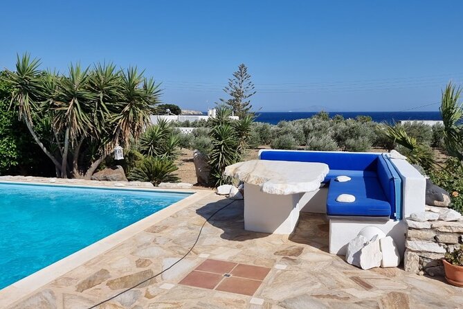 Private Wine & Olives Tasting Experience: Beach View Villa Paros - A sunset and night-sky setting