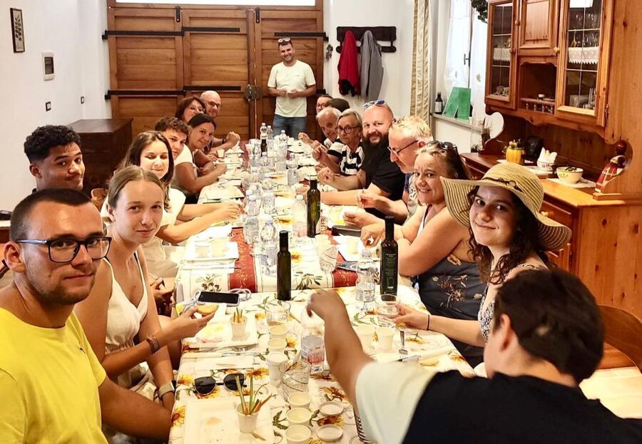 Seggiano: Typical Tuscan Farm Tour with Olive Oil Tasting - The tasting: bread, meats, and a surprising sweet pairing