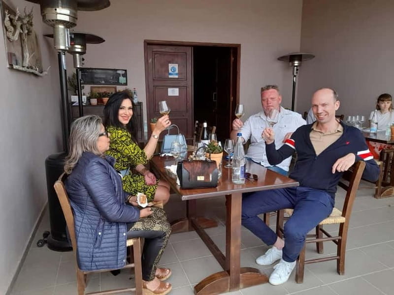 Soap Workshop, Olive Oil, Lyrarakis Winery and Lunch at Peza - Tasting three premium olive oils at the mill