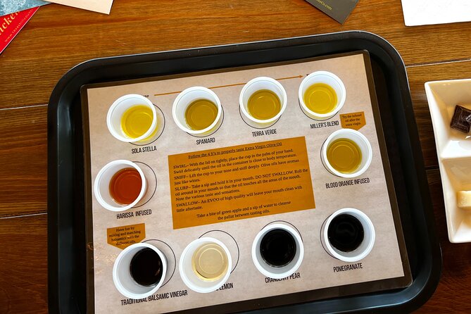 Texas Hill Country Olive Oil and Balsamic Vinegar Tasting - Focaccia and small bites make the lesson practical