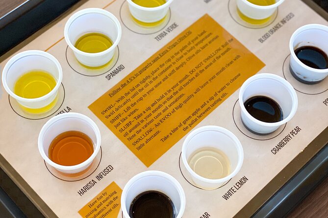 Texas Hill Country Olive Oil and Balsamic Vinegar Tasting - Learning to taste olive oil properly