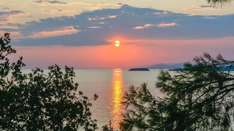 Thessaloniki: Halkidiki/Sithonia Swim, Sunset & Olive Tour - Three hours at Kalogria Beach