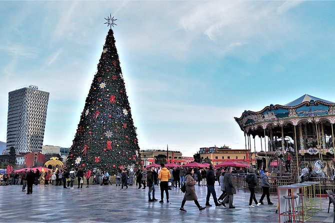 Tirana Walking Tour, Extra Virgin Olive Oil and Raki Tasting - Murat Toptani Street links the city’s layers