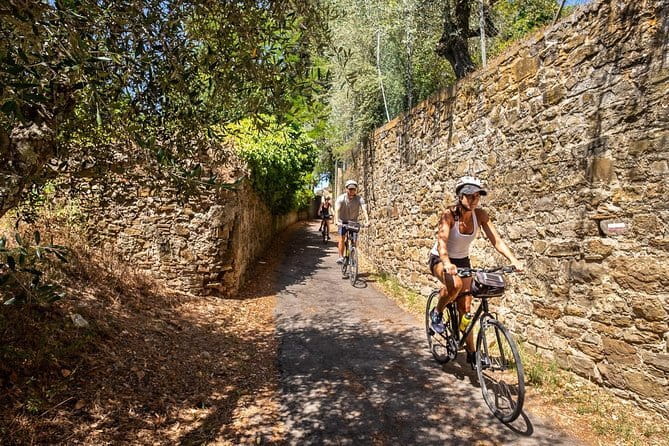 Tuscany Bike Tour with Wine, Oil and Food in the Florentine Hills - Climbing past Villa del Poggio Imperiale