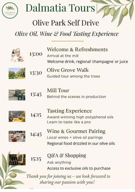 Zadar, Šibenik: olive oil, wine & food tasting, Self Drive - A family grove in the Dalmatian hinterland